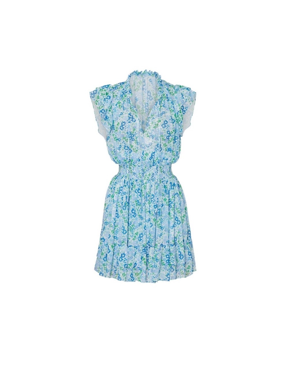 Shoshanna Edelie Dress - Blue (Size 0) - Picture 3 of 6